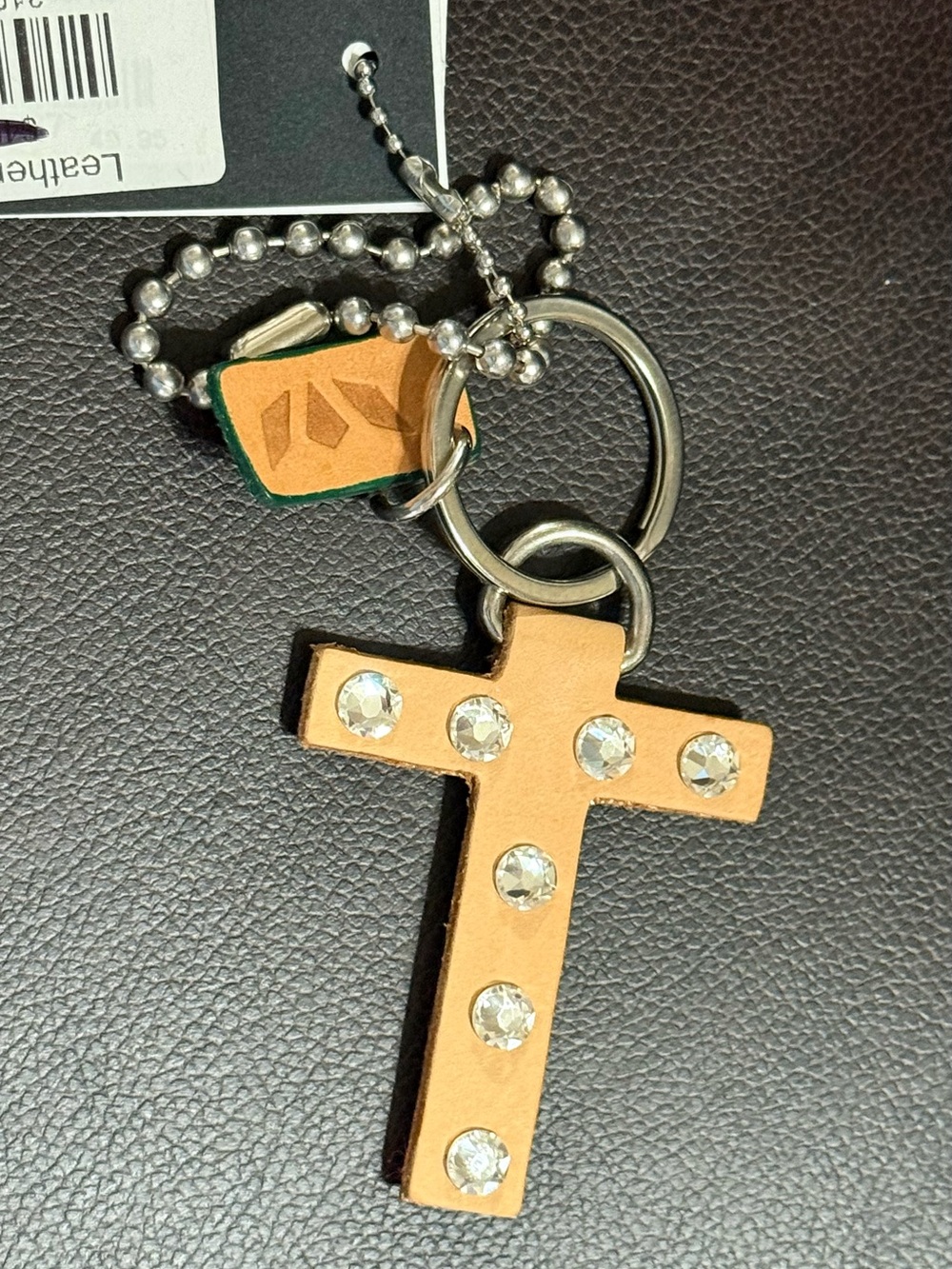Consuela Iced Letter “T” Keychain/Bag Charm - Picture 5 of 5